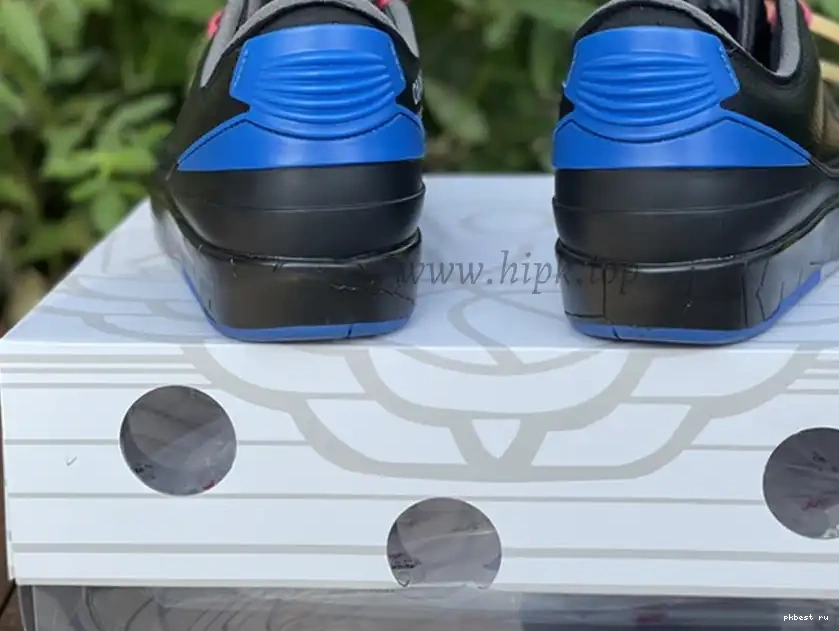 to blue Jordan ready PK OFF-WHITE Low ship God Air 2 x materials retail 0503